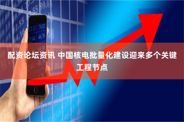 配资论坛资讯 中国核电批量化建设迎来多个关键工程节点